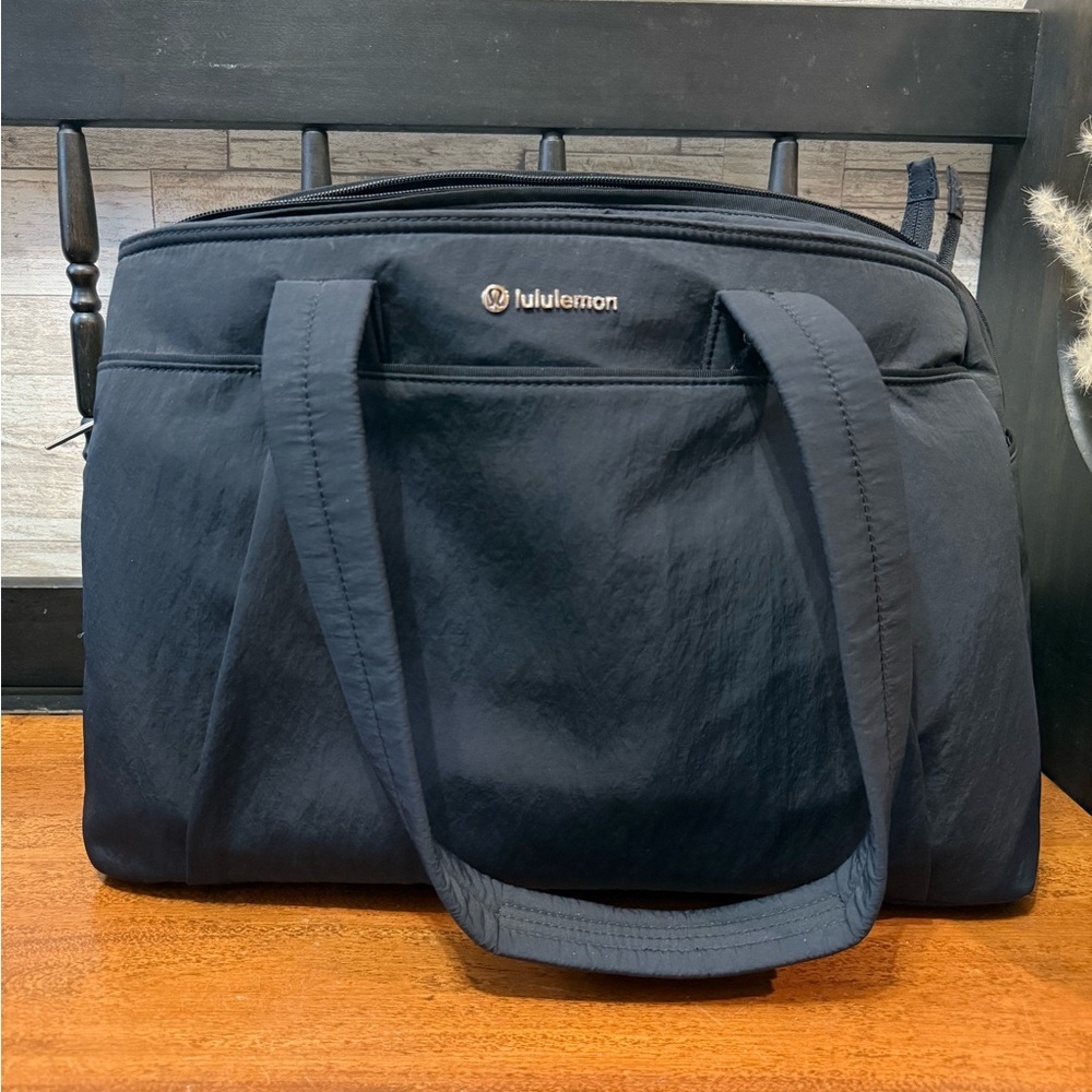 lululemon athletica Black Duffel Bag